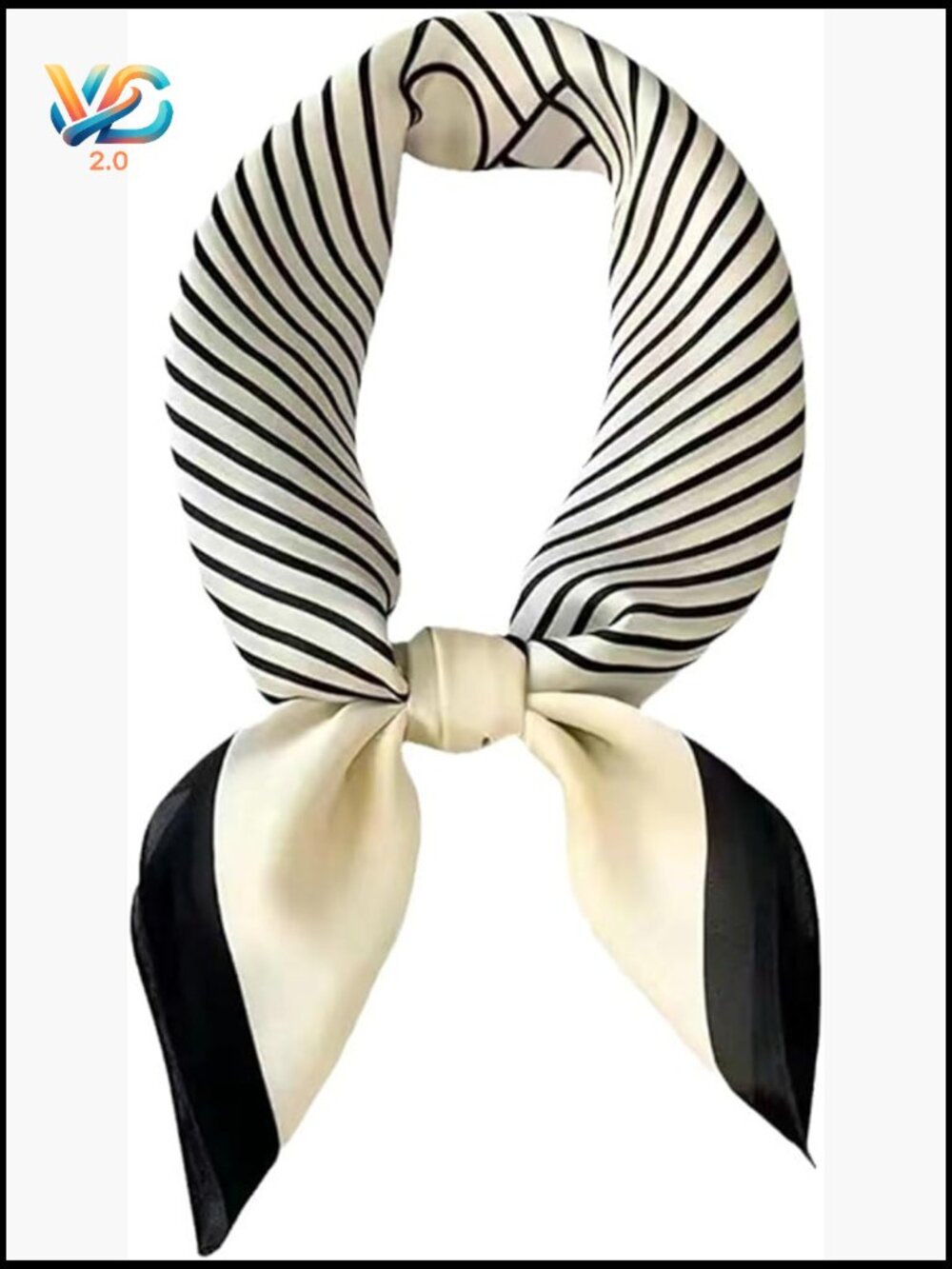 Square Satin Head Scarf Silky Smooth Fashion Wrap Bandana Versatile Chic
